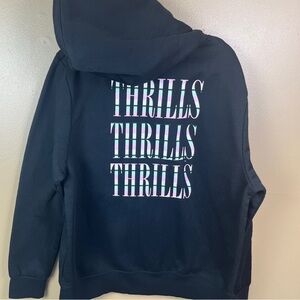 Conspiracy by WesZ Thrills Hoodie Sweatshirt Black Men's 2X / Women's 3X